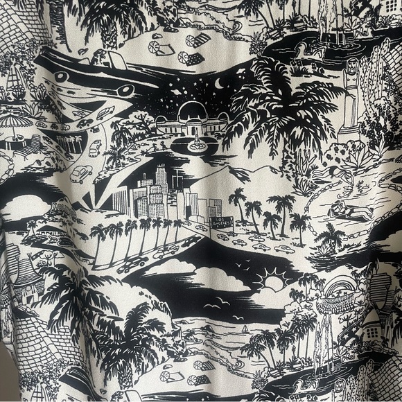 Reformation Gavin Dress in LA Print - Picture 5 of 11